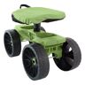 TheXceptional Wheelie Scoot with Comfort Cushion, Quality Utility Work Stool with Height Adjustable Seat