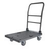 SNAP-LOC 500 lbs. Capacity DIY Easy-Move Foldable Push Cart Platform Truck with 4 in. Thermoplastic Swivel Non-Marking Caster
