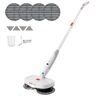 VEVOR Commercial Cordless Electric Mop Up to 40 mins Battery, Electric Spin Mop with Water Tank, LED Headlight Dual Mop Heads