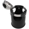 Aoibox 16 oz. Black Metal Motorcycle Cup Holder with 360° Swivel Ball-Mount (Fits Handlebar 7/8 in. to 1 1/4)