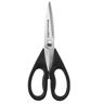 Aoibox 8.72 in. All Purpose Stainless Steel Kitchen Shear with Protective Sheath and Comfort Grip, Black