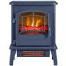 Twin Star Home ClassicFlame 1000 sq. ft. Electric Stove in Insignia Blue