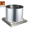 ALLFUEL HST 8 in. x 12 in. Firestop Radiation Shield for Double Wall Chimney Pipe