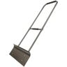 Yard Butler Snow Plow Push Shovel, 24 in. Length Cushion Handle, Steel Blade