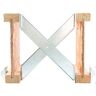 Retrofit I Joist Hanger REC-I-20X950X19 I Joist 2 1/2 X11 7/8 X 19 18-Gauge Galvanized Steel Measurement in Inches