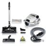 Prolux White TerraVac 5-Speed Quiet Canister Vacuum Cleaner with Sealed HEPA Filter