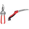 Corona ClassicCUT 2.75 in. High Carbon Steel Blade Hand Pruner & RazorTOOTH 7 in. High Carbon Steel Blade Pruning Saw