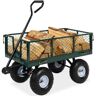 Best Choice Products 3 cu.ft. Green Steel Garden Wagon Garden Cart with Removable Sides, Handle