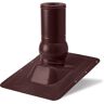 Master Flow 1.5 in. 26-Gauge Pivot Pipe Boot Flashing Galvanized in Brown