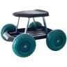 Pure Wheeled Rolling Garden Work Scooter with Tool Tray