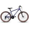 Blue 26 in. Steel Mountain Bike with 21-Speed U-Brakes Twist Shi fter for Youth