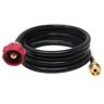 GASONE 8 ft. 1 lb. to 20 lbs. Propane Adapter Hose Converter