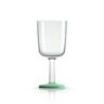 Palm Marc Newson Non-slip Forever-unbreakable 10 oz. Wine Glass Tritan with Green glow-in-dark Non-Slip Base (2-Pack)