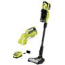 RYOBI ONE+ HP 18V Brushless Cordless Pet Stick Vacuum Cleaner Kit w/ Battery, Charger, & ONE+ Cordless SWIFTClean Spot Cleaner