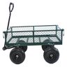 Siavonce Wagon Cart Garden Cart Trucks Make It Easier To Transport Firewood, Green