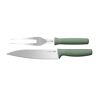 BergHOFF Forest Stainless Steel 2-Pieces Carving Set, Recycled Material