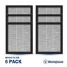 Westinghouse Replacement HEPA Filter for WH10P Air Purifies, 6-Pack