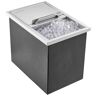 VEVOR Drop in Ice Chest 18 in. L x 12 in. W x 14.5 in. H Stainless Steel Ice Cooler Commercial Ice Bin with Cover 40.9 qt.