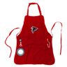 Team Sports America Atlanta Falcons NFL 24 in. x 31 in. Cotton Canvas 5-Pocket Grilling Apron with Bottle Holder