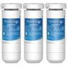 Waterdrop WD-XWF Refrigerator Water Filter, Replacement for GE XWF (WR17X30702) NSF 42 Certified, 3 Filters (Package may vary)