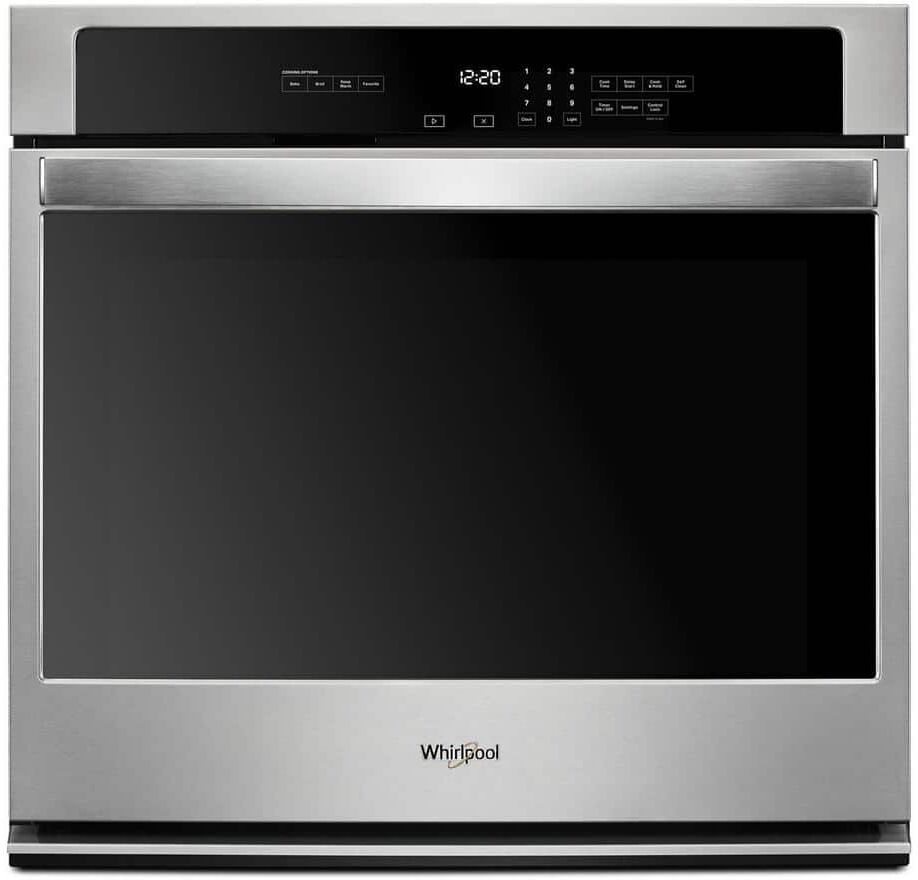 Whirlpool 30 in. Single Electric Thermal Wall Oven with Self-Cleaning in Stainless Steel