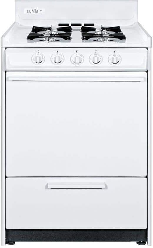 Summit Appliance 24 in. 2.92 cu. ft. LP Gas Range in White