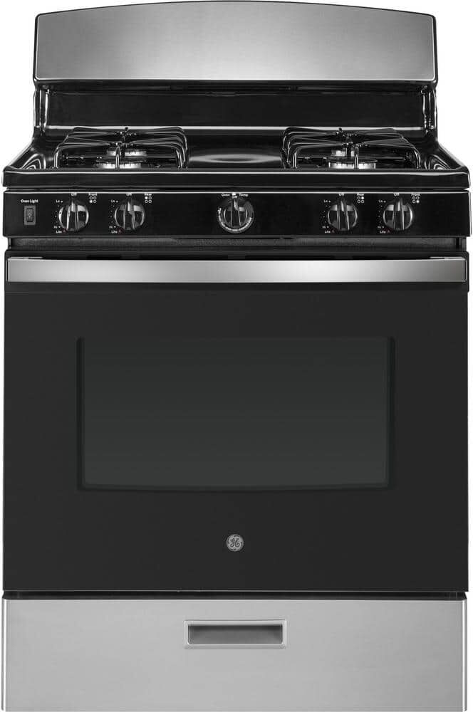 30 in. 4.8 cu. ft. Freestanding Gas Range in Stainless Steel