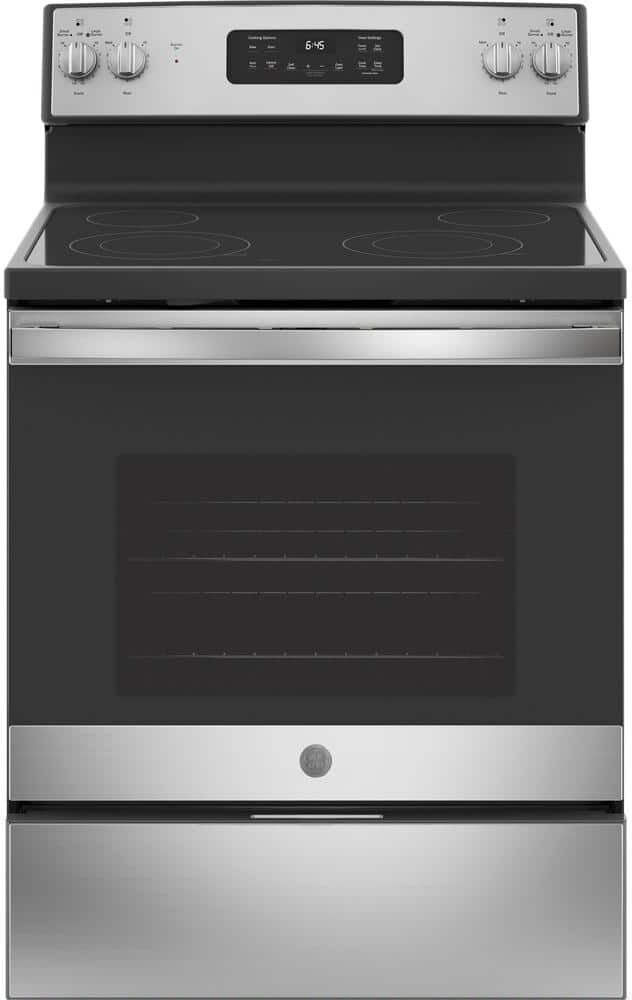 30 in. 5.3 cu. ft. Freestanding Electric Range in Stainless Steel