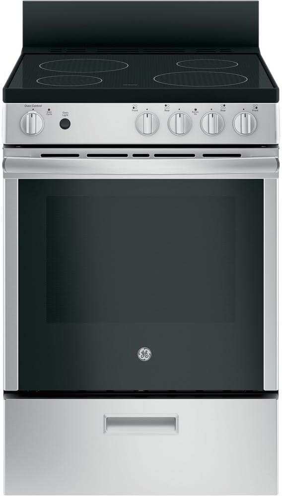 24 in. 2.9 cu. ft. Element Freestanding Electric Range in Stainless Steel