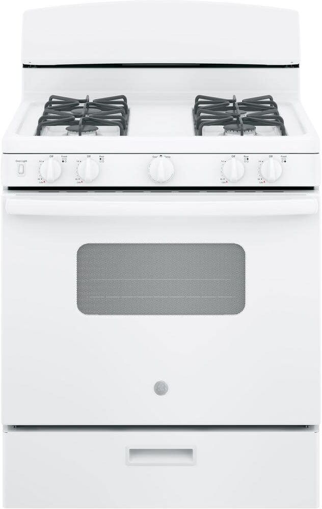 30 in. 4.8 cu. ft. Freestanding Gas Range in White