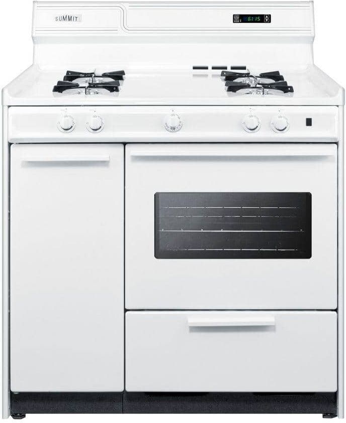 Summit Appliance 36 in. 2.9 cu. ft. Gas Range in White