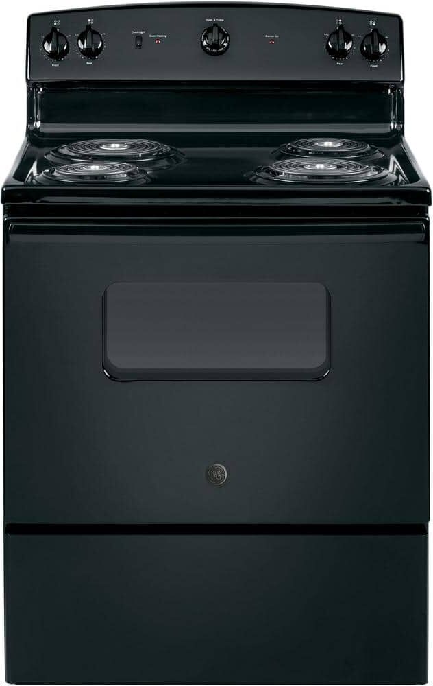 30 in. 5.0 cu. ft. Freestanding Electric Range in Black