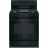 30 in. 5.0 cu. ft. Freestanding Gas Range in Black with Griddle