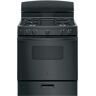 30 in. 4.8 cu. ft. Freestanding Gas Range in Black