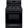 Frigidaire 30 in. 5.0 cu. ft. 5-Burner Gas Range with Manual Clean in Black