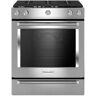 KitchenAid 5.8 cu. ft. Slide-In Gas Range with Self-Cleaning Convection Oven in Stainless Steel