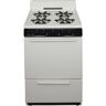 Premier 24 in. 2.97 cu. ft. Freestanding Gas Range in Biscuit