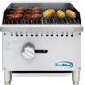 Koolmore Commercial 16 in. Natural Gas 1-Burner Charbroiler with 30,000 BTU in Stainless-Steel