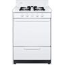 Summit Appliance 24 in. 2.92 cu. ft. Gas Range in White