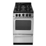 Premier ProSeries 20 in. 2.42 cu. ft. Freestanding Gas Range with Sealed Burners in Stainless Steel