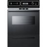 Summit Appliance 24 in. Single Gas Wall Oven in Black