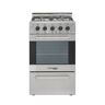 Unique Prestige 20 in. 1.6 cu. ft. Gas Range with Convection Oven and Sealed Burners in Stainless Steel