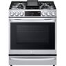 LG 6.3 cu. ft. Smart Slide-In Gas Range with ProBake Convection & Air Sous Vide in PrintProof Stainless Steel