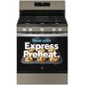 30 in. 5-Burners Free-Standing Gas Range in Slate with Crisp Mode