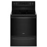 Whirlpool 5.3 cu. ft. Electric Range with Steam Clean and 5 Elements in Black