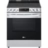 LG 30 in. 6.3 cu. ft. Smart Electric Range with Fan Convection, Air Fry & EasyClean in PrintProof Stainless Steel