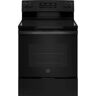 30 in. 5.3 cu. ft. Freestanding Electric Range in Black