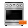Thor Pre-Converted A Series 30 in. 4-Burners Free-Standing Comtemporary Gas Range in Stainless Steel with Convection Oven