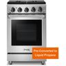 Thor 24 in. 3.7 cu. ft. LP Gas Range with Convection in Stainless Steel