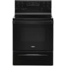 Whirlpool 30 in. 5.3 cu. ft. 4-Burner Electric Range in Black with Storage Drawer